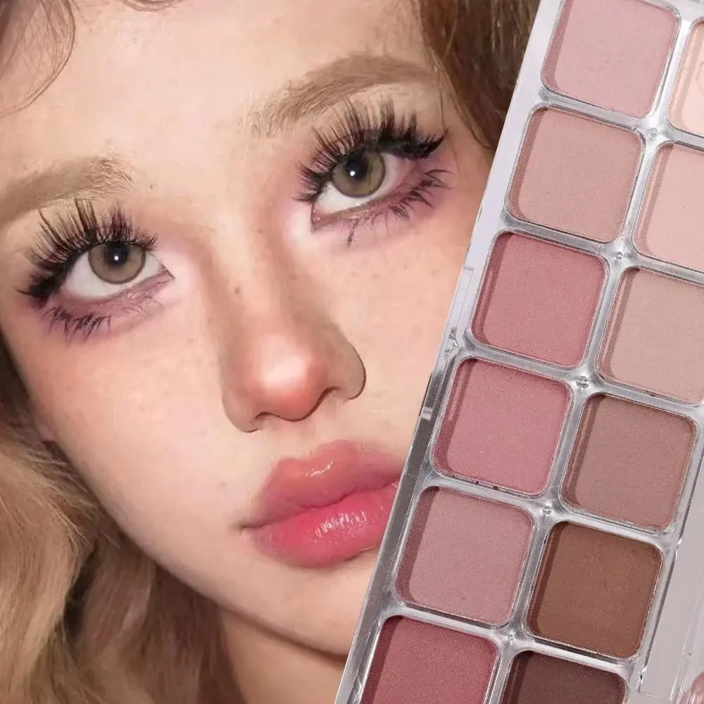 Waterproof Matte Eyeshadow Palette, Makeup Palette, Eye Makeup Products, Long-Lasting Color, High-Quality Matte Finish, All-Day Wear, Versatile Shades, Perfect for Beginners, Matte Pigmented Palette