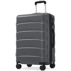 Hardshell ABS Checked Luggage, Durable Expandable Travel Suitcase with Spinner Wheels, TSA Lock, 20/24/28 Inch