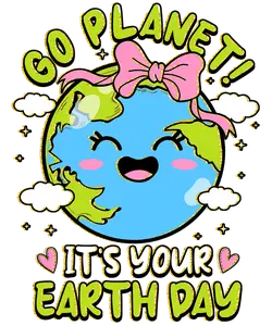 Go Planet Bow DTF Transfer
