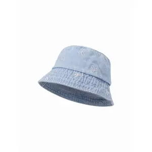 Cider BOWKNOT DENIM BUCKET HAT