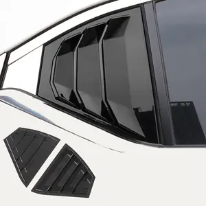 Rear Side Window Louvers for Nissan Sentra 2020 2025 Air Vent Cover Sport Style 2PCS