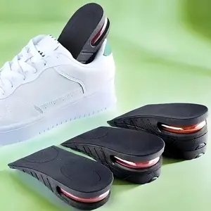A Pair of Unisex Removable Height-Increasing with Air Cushion for Sports, Providing Comfort And Shock Absorption, Invisible Heightening Insoles, Height Increase Insole