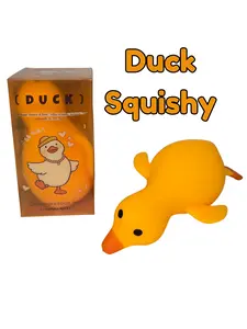 Duck Squishy Yellow with Box Small and Sofy Stress Relief Fidget Toy