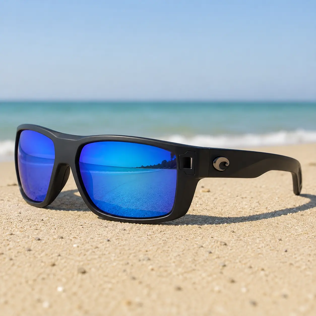 Costa Diego 580P Polarized Anti-Glare Sport Sunglasses for Men - Lightweight, Ergonomic, UV400 Sun Protective Polarized Shades, Single Pair Wrap Around Sunglasses Ideal for Fishing, Boating