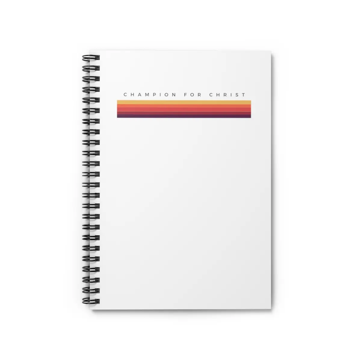 White Spiral Notebook