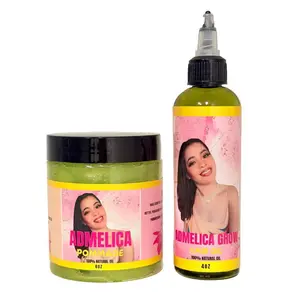 Admelica  Hair oil 4 oz and 8 oz Pomade 100% natural