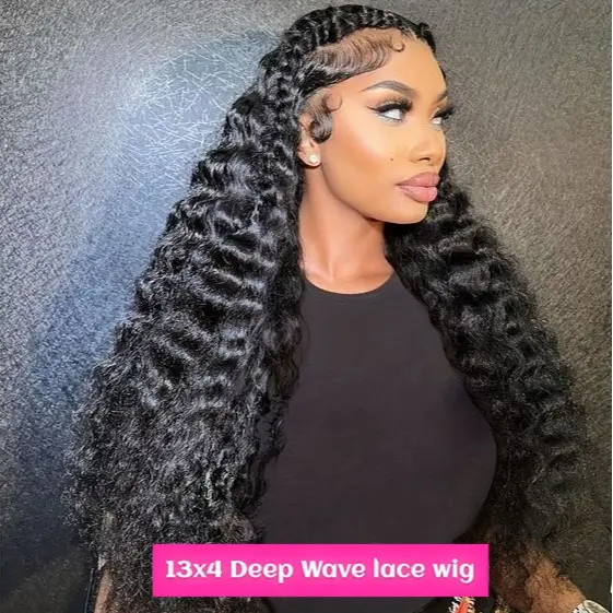 13x4 Deep Wave Wig