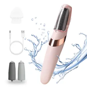 Electric Feet Callus Remover, Electronic Foot File Pedicure Tools,Waterproof Foot Scrubber File,Pedi Foot Care for Dead,Hard Cracked Dry Skin Manicure Nail Nail Care Cutics Nail Art white Compact Dail