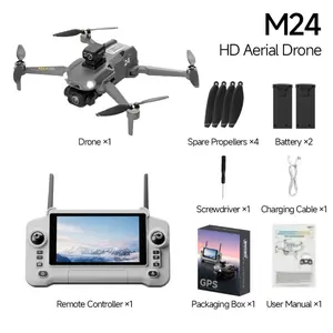 Ultra HD Drone Touch Screen Remote 5G FPV GPS Auto Return Quadcopter