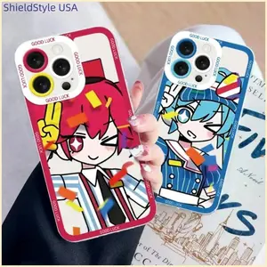 Cartoon Animation Hatsune Miku Anime Surrounding Teto Transparent Apple Mobile Phone Shell Lovers Cover Cellphone Protection Minimalist