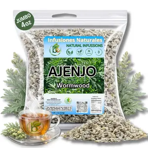 VIRAL Ajenjo Herbal Tea – 4 oz (113g) – 100% Natural Mexican Herb – Wildcrafted Wormwood – Vegan, Non-GMO – Loose Leaf Herbal Infusion – Te by BexpertsUSA Beverage