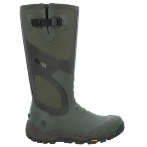 Rocky Mens Xrb 1000G Insulated Waterproof Rubber Rain Casual Boots Knee High - Green