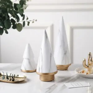 Nordic Home Decor Christmas Tree Ceramic Ornament, Modern Minimalist Creative Sofa Coffee Table Bedroom Study Room Decoration