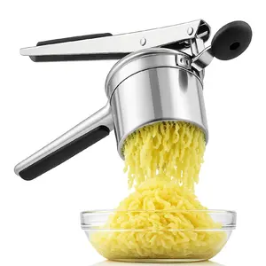 Stainless Steel Potato Ricer, Perfect Kitchen Tool for Smooth Mashed Potatoes, Ideal for Cooking Enthusiasts, Kitchen Gadget