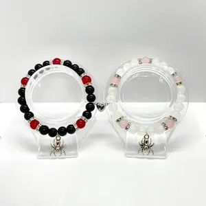 Matching Friendship Bracelets Magnetic Spider Design Valentine's Day Gifts For Women Men Girls Durable Adjustable Size