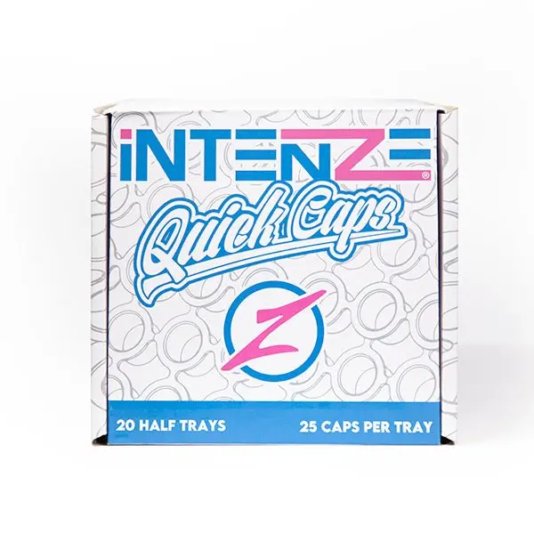 Intenze Quick Caps Disposable Low-Profile Mini Paint Holders - Spill-Proof No-Spill Design, All-Seasons Stability, for Artists, Creative Studio & Office Art Supplies, Workspace-Cleaning Office Stationery