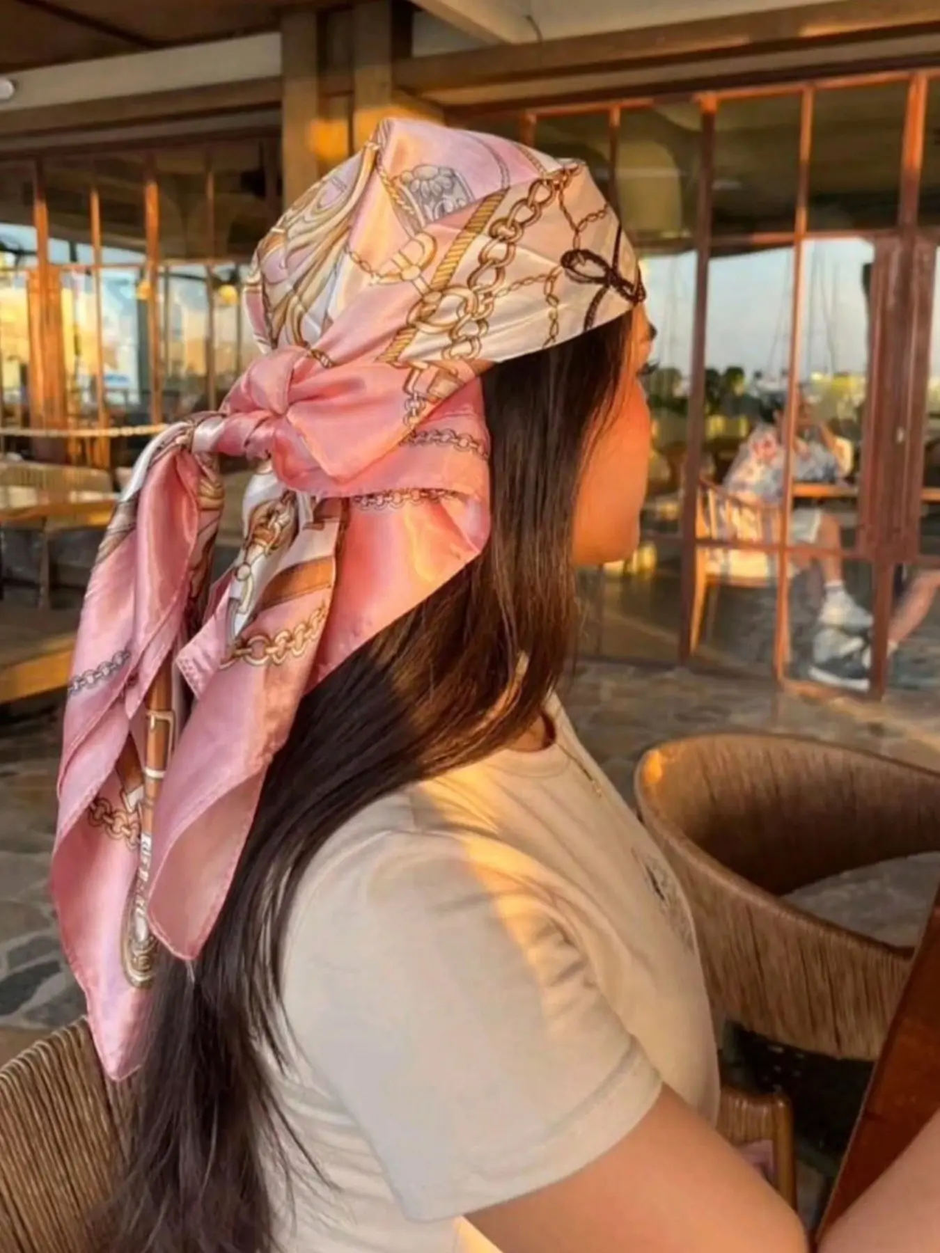 Modest Fashion Lightweight Satin Scarf for Women, Hair Scarves, Stylish Hairband & Versatile Headscarf, Perfect Accessory for Any Occasion