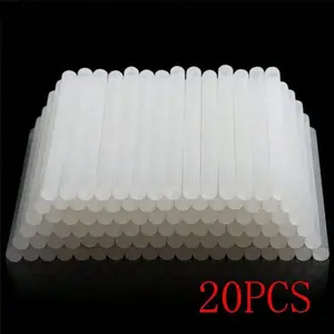 20pcs Hot Glue Sticks Strong Adhesive for Art Craft and DIY Projects