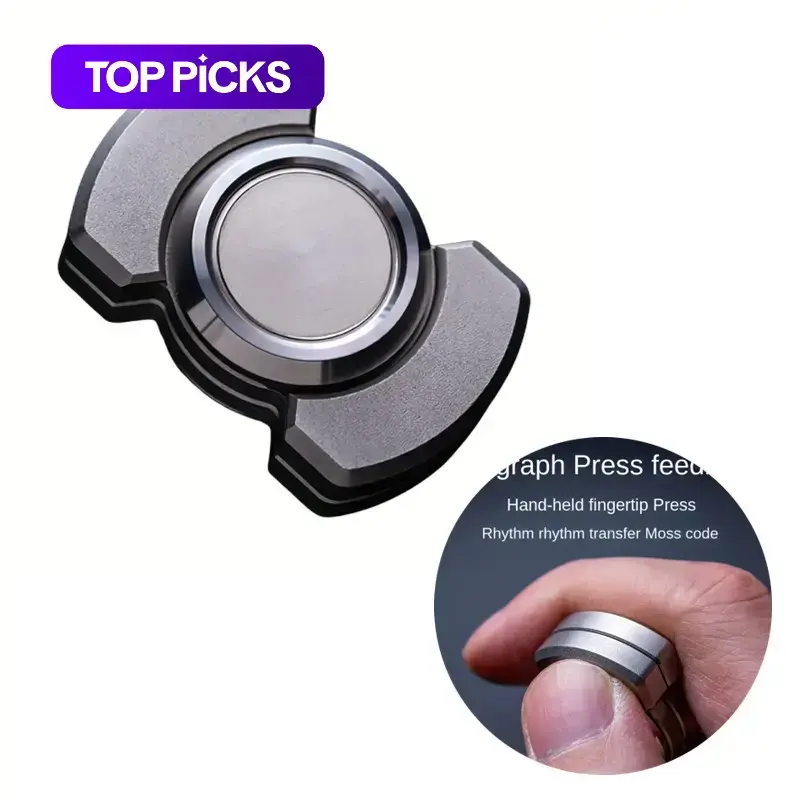 3-in-1 Deformation Fidget Spinner Metal Coin, 1 Count Stress Relief High-Speed Rotation Adult Spinning Toy, Stress Relief Gadget, Flexi Fidget Portable Leisure & Outdoor Recreation Equipment #GLOBAL PICKS