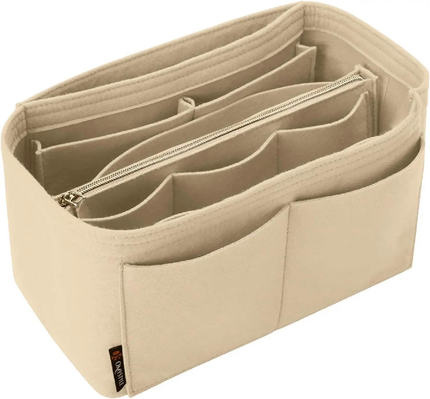 Purse Organizer Insert, Felt Tote Bag Organizer Insert with 5 Sizes, Handbag Dividers for Inside Purse, Compatible with Longchamp, Neverful, Speedy.
