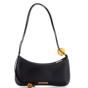 Pre-owned jacquemus Leather Shoulder Bags Le Bisou Perle Shoulder Bag by Rebag