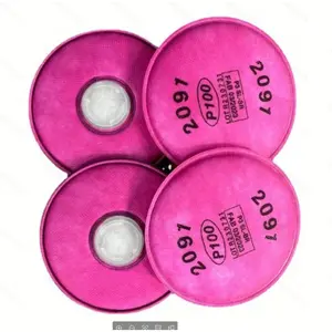 4PCS 2091 Particulate Filters for Respirator Replacement for 6200 6800 7502 Mask Anti dust mask