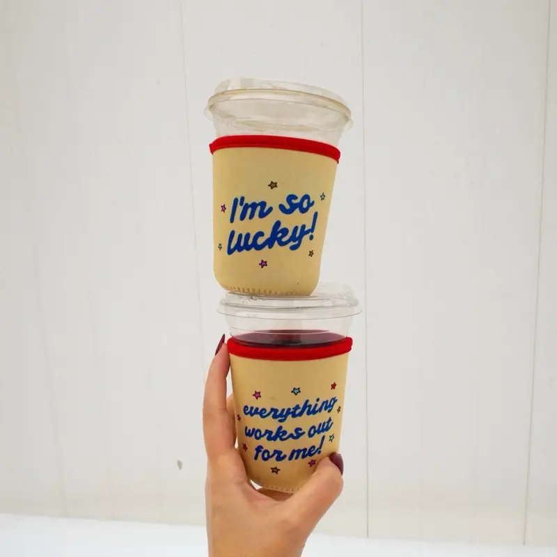 Lucky Iced Coffee Koozie
