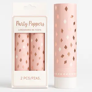 Blush Pink Birthday Confetti Popper - 2 Pack