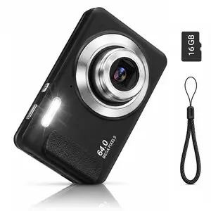 Retro Film Style Digital Camera, Compact Point and Shoot Camera with 16GB Card, Portable Vintage Camera for Daily Photos SummerWins DealsForYouDays