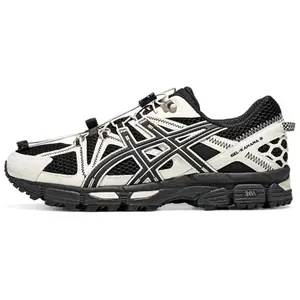 Asics Gel Kahana 8 FL Low Top Casual Trail Running City Commute Running Shoes Black White 1011B828-001 Men's