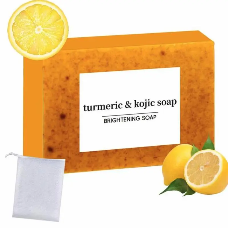Lemon Soap, Soap with Vitamin C, Lemon, Collagen, Shea Butter More Moisturizing for Face and Body