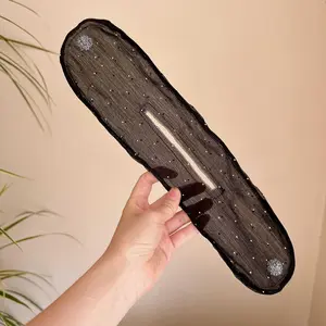 New-Twist Clip Hairpin Hair Accessory Tool Lazy Bun Hairstyle Tool Women's Bow Hair Accessory with Sparkling Rhinestones