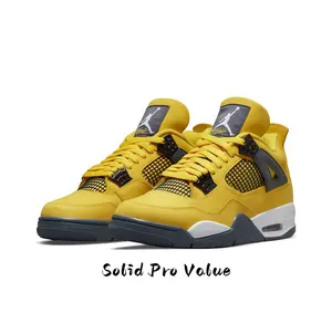 Obsessed with this vibrant yellow mid-top sneaker with grey accents, perfect for sporty fits and streetwear