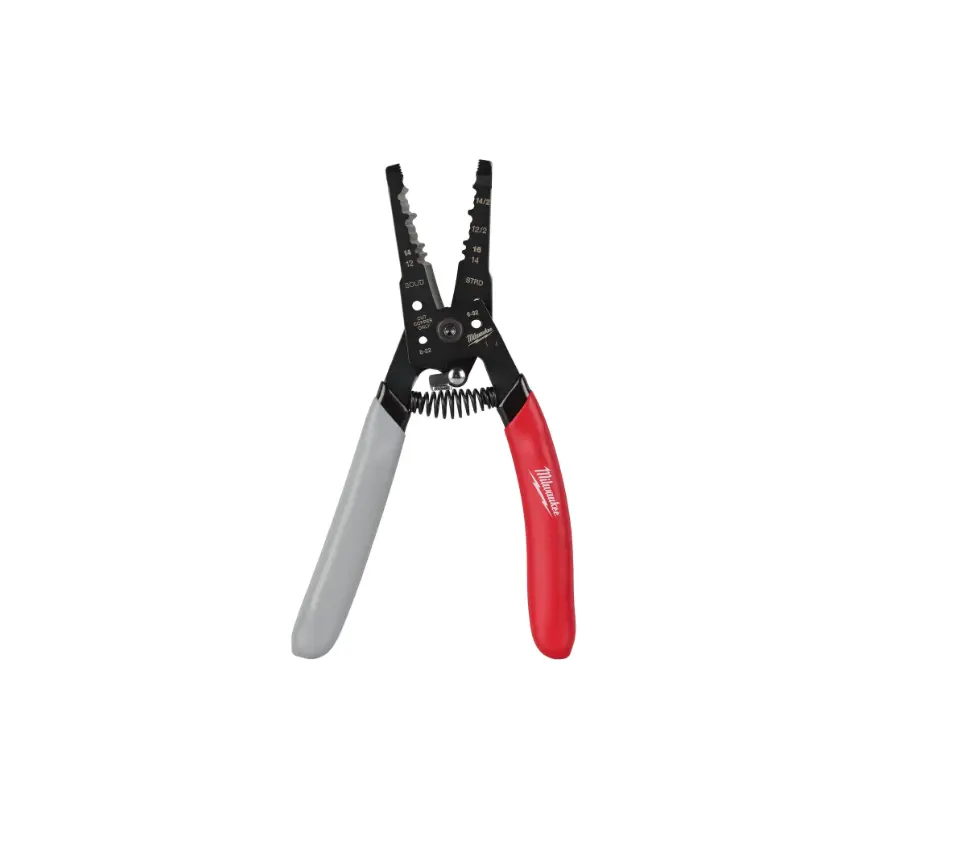 Milwaukee Romex 12-16 AWG NM Dipped Grip Wire Stripper & Cutter 48-22-3081