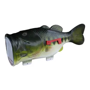 River's Edge Mailbox-Bass V2-Fish-Shaped Design