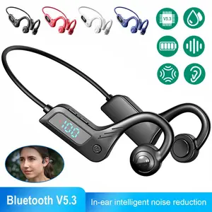 	 Bluetooth 5.3 Bone Conduction Headphones Wireless Outdoor Sport Headset Earbuds