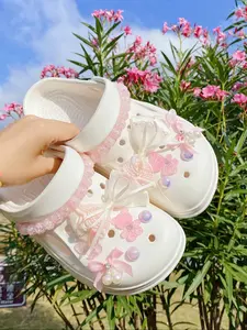 14 Pcs Shoe Charms for DIY, Cute Bear, Bow and Butterfly Designs, Versatile Accessories for Women Sandals, Perfect for Christmas, Halloween and Birthday Parties