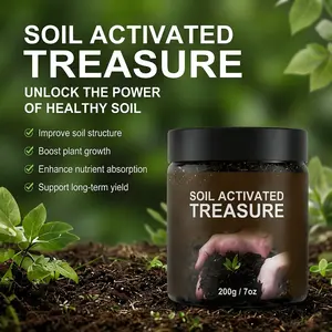 Soil Activated Treasure-You Will Be Amazed! Premium Soil Activated Treasure, Soil Plant Flower Fertilizer, Soil Activator for Raised Garden Beds, Potting Mix, Lawns and Gardens