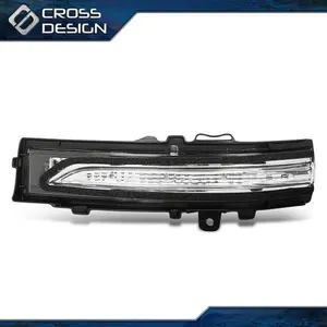 CROSSDESIGN Mirror Mounted LED Turn Signal Light Driver fit for 15-21 Ford Edge FT4Z13B374A