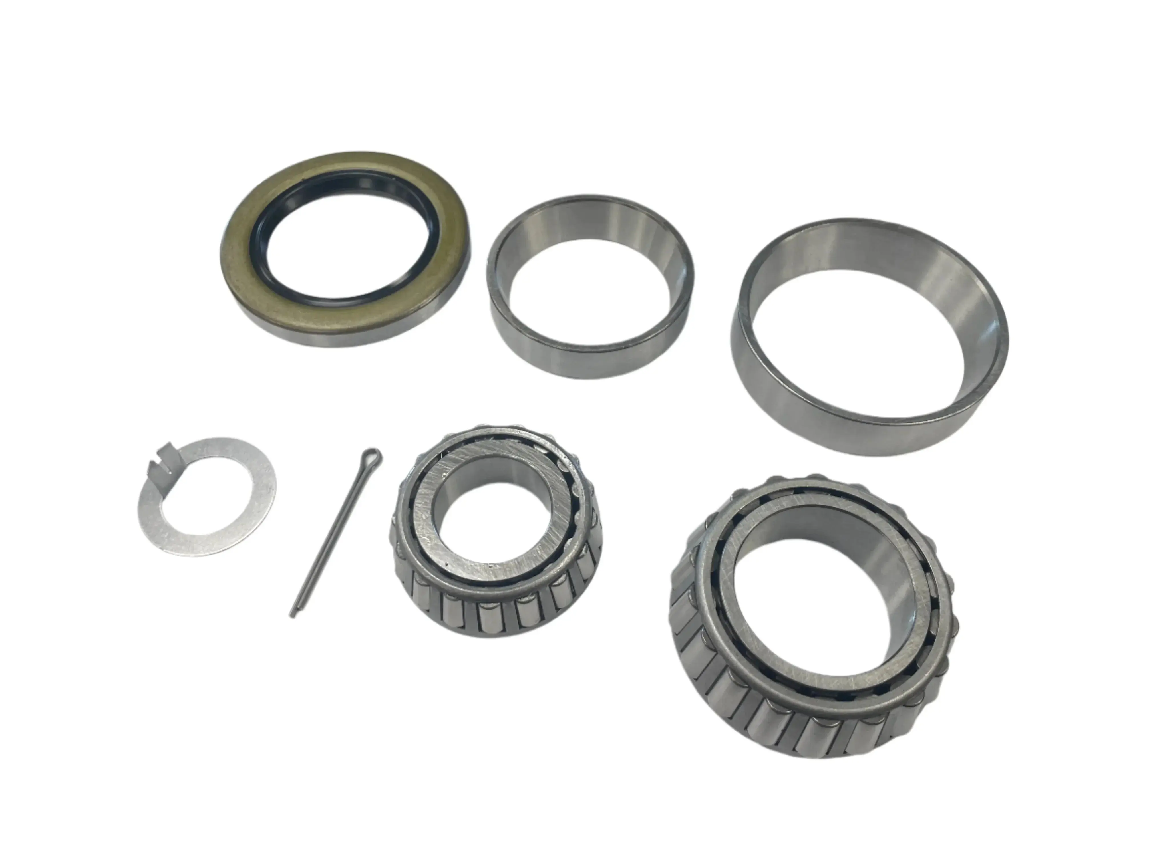 7,000LB Bearing Full Kit with Cotter Pin, Grease Seal, Bearing Cone 14125a - Hub Repair, Repack 1 Hub Compatible with Lippert, Dexter, AL-KO Axles, Repack One Hub