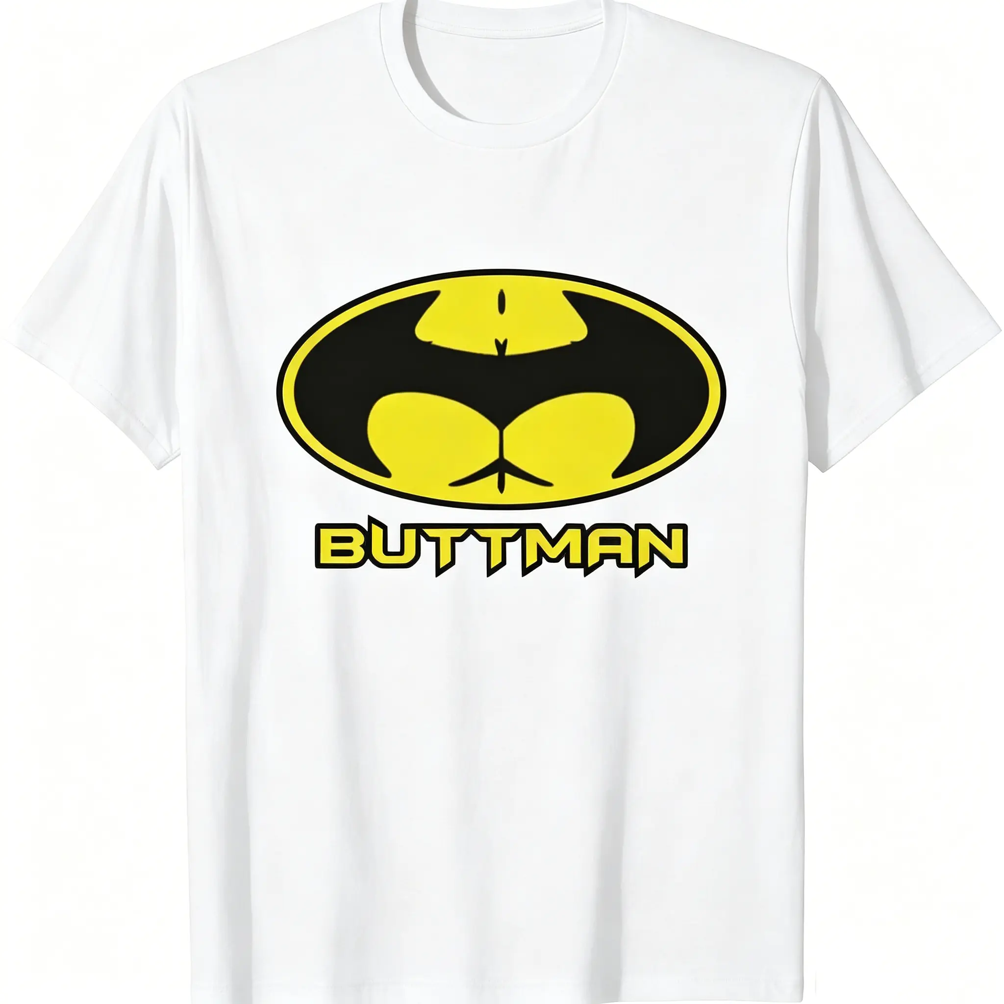 😂🖤[Viral TikTok Shirt][Funny Meme T-Shirt]Buttman Funny Meme T-Shirt – Unisex Graphic Tee, Men & Women Cotton Short Sleeve Streetwear Casual Top