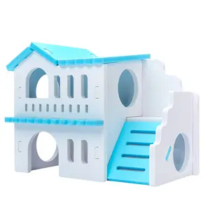 Hamster House Small Natural Wooden Bed Warm for Gerbils Chinchillas Hamster House Small Natural Wooden Bed Warm for Gerbils Chinchillas