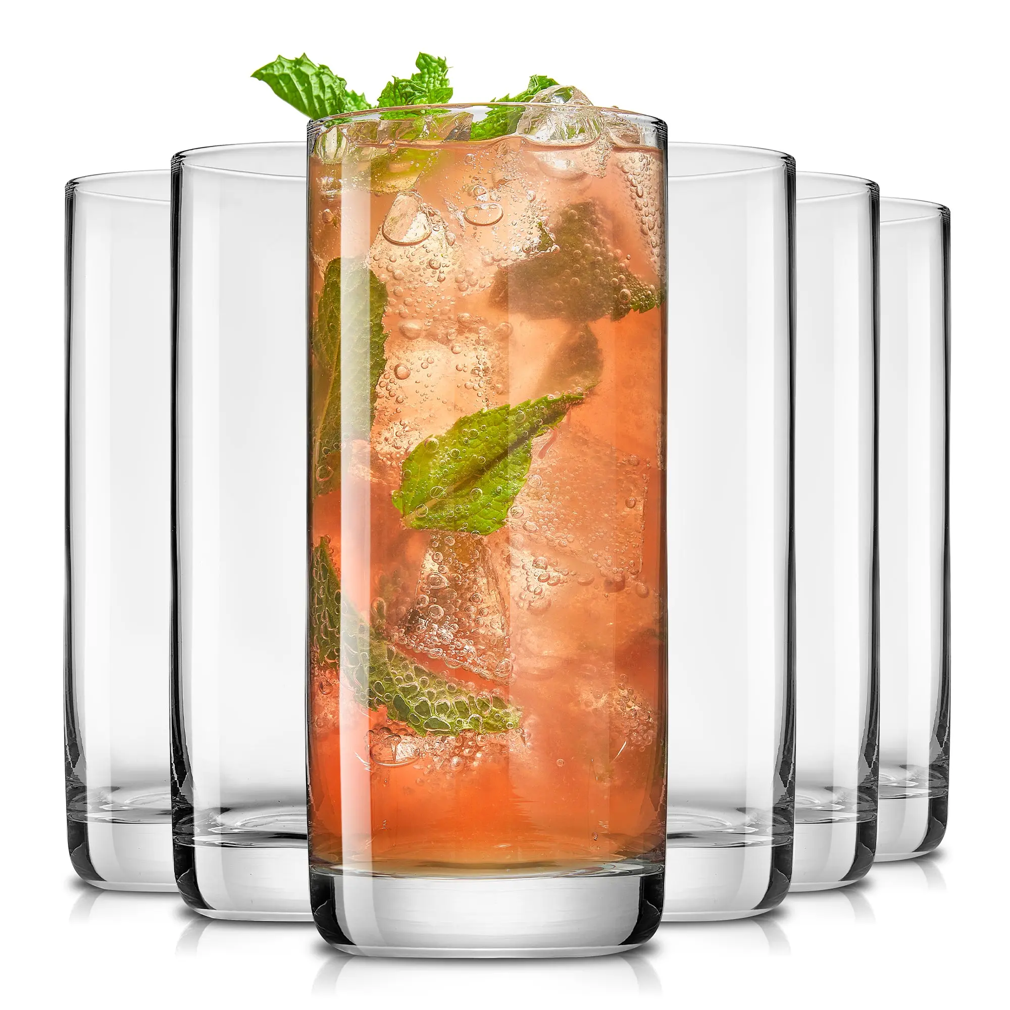 Faye Highball Glasses, 13 oz Faye Highball Glasses, 13 oz