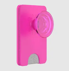 PopSockets Magenta MagSafe PopWallet+ - Phone Stand, Mobile Device Accessory, Cellphone Mount, Accessories