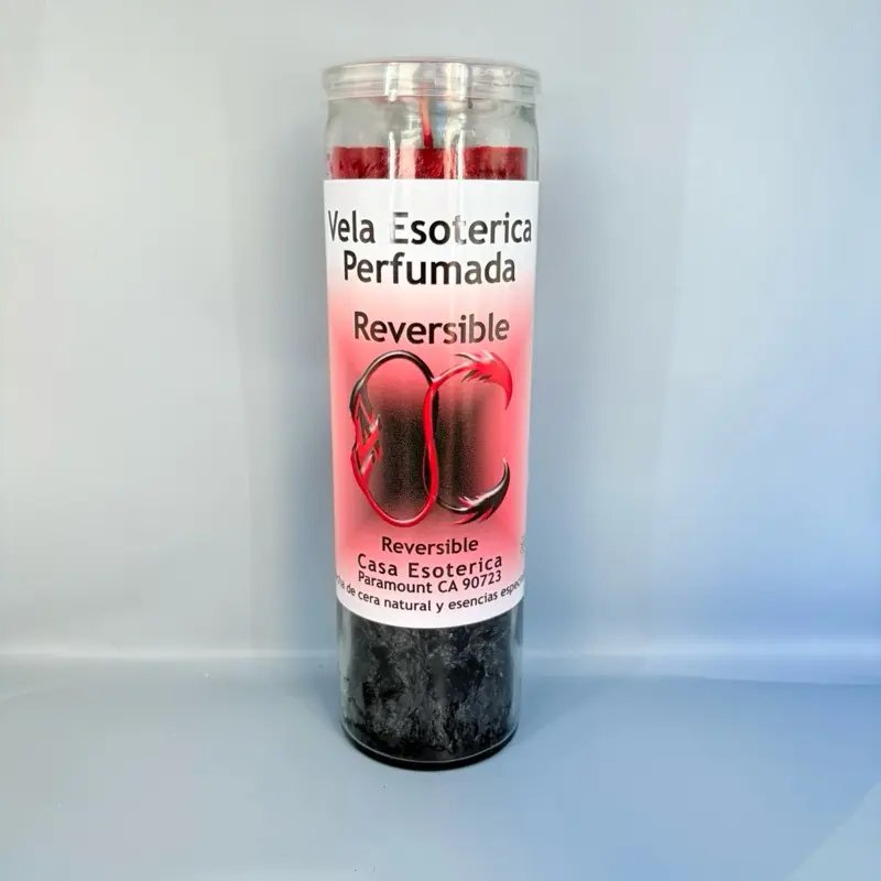 Veladora REVERSIBLE - Espiritual Candle  Palma de coco candles