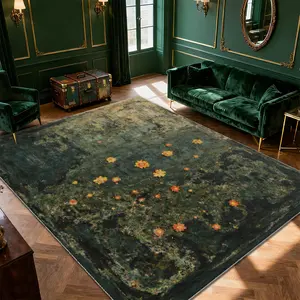 Soft and comfortable printed carpet, home decorative carpet, large living room carpet, entrance mat, coffee table mat, bedroom carpet, Vintage boho rug