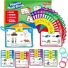 Torlam Colorful Alphabet Flashcards for Ages 4+, 62 Vocabulary Flash Cards with Interactive Color-Coding, 4 Levels of CVC, Digraphs, Blends, Long Vowel Sounds for Phonics Learning, Classroom Must-Haves, Reduces Rote Memorization