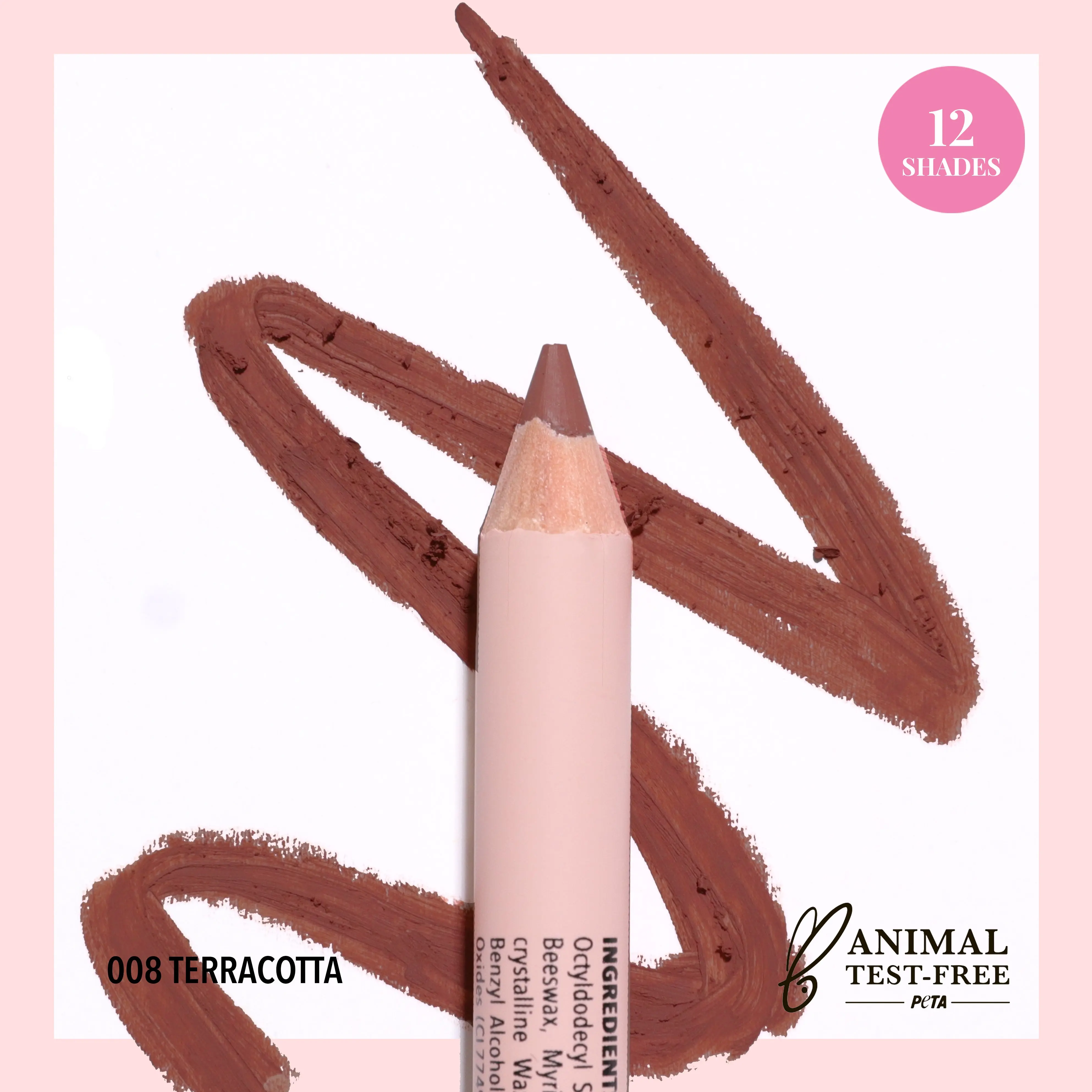 MOIRA | Signature Lip Pencil (008, Terracotta) | Creamy Lip Liner for Precise Definition & Long-Lasting Wear