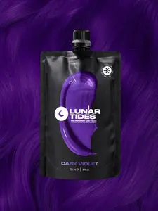 Dark Violet Purple Semi-Permanent Hair Color Violet Hair Dye
