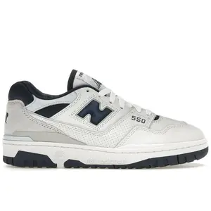 New Balance Men's 550 White NB Navy, from StockX